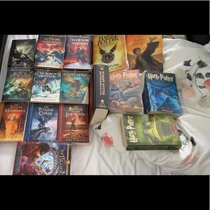 Books+ movies +apple 15inch laptop w/charger mouse